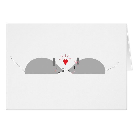Mouse Love Cards (Front Horizontal)
