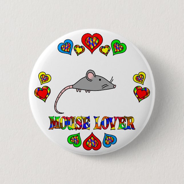 Mouse Lover Button (Front)