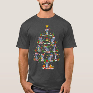 Mouse Lover Xmas Lights Mouse Christmas Tree  T-Shirt