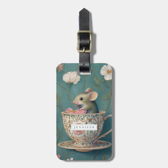 Mouse Luggage Tag (Front Vertical)