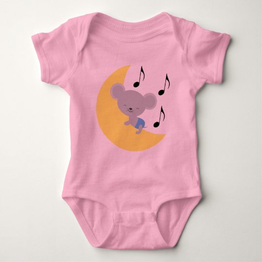 Mouse Lullaby Boy Baby Bodysuit