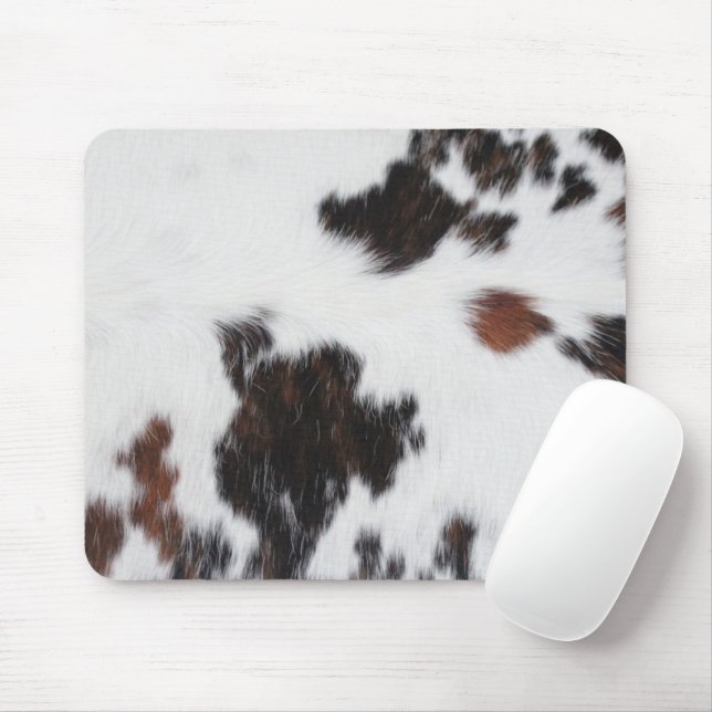 Mouse Mat - Faux Cowhide (With Mouse)