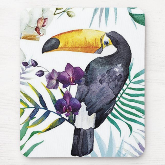 Mouse Mat - Tropical Bird (Front)