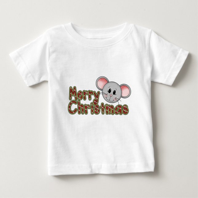 Mouse Merry Christmas Tshirts and gifts (Front)