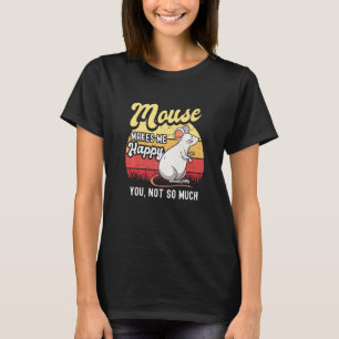 Mouse Mice Rat Gerbil Maus Ratón Pet Rodent Men Wo T-Shirt