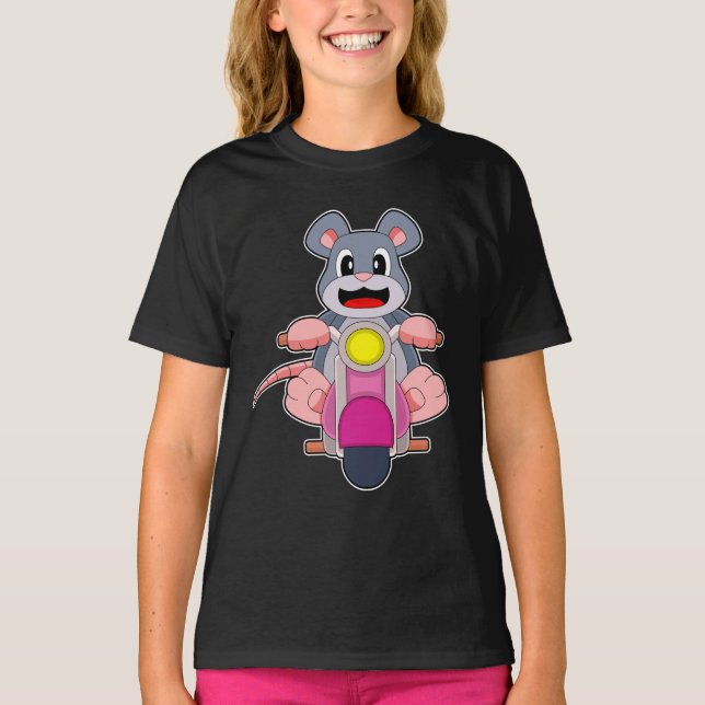 Mouse Motorcycle T-Shirt (Front)