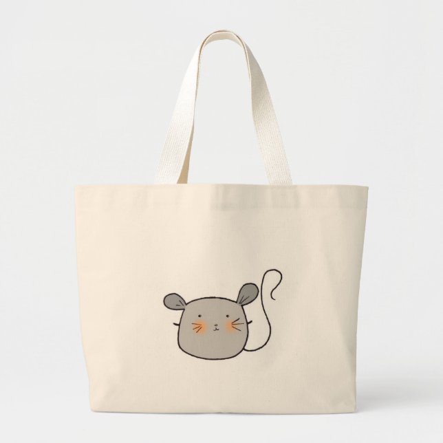 mouse mouse large tote bag (Front)