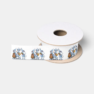 Mouse Music Band Funny Ribbon