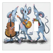 Mouse Music Band Light Switch Cover Fun