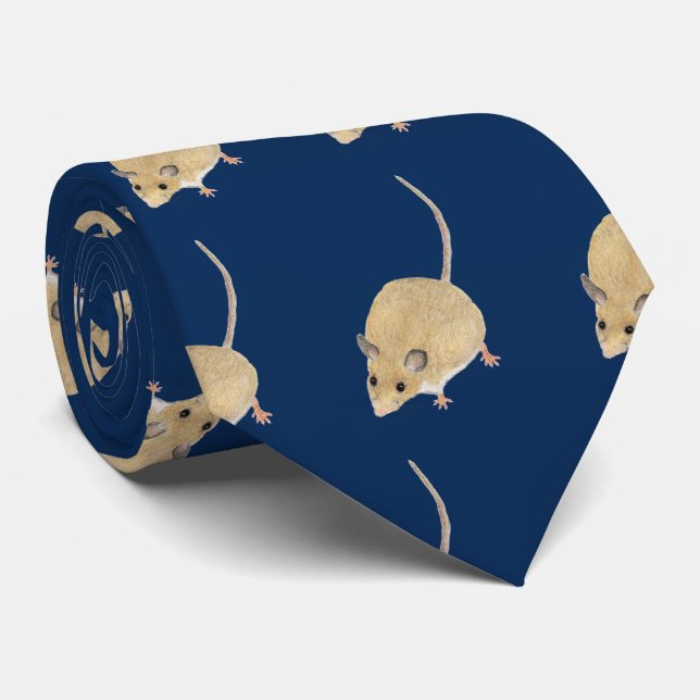 Mouse Neck Tie (Rolled)