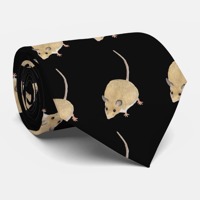 Mouse Neck Tie (Rolled)