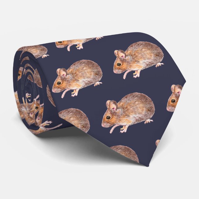 Mouse Neck Tie (Rolled)