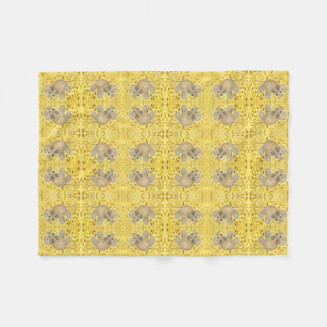Mouse Nest Fleece Blanket (Front (Horizontal))
