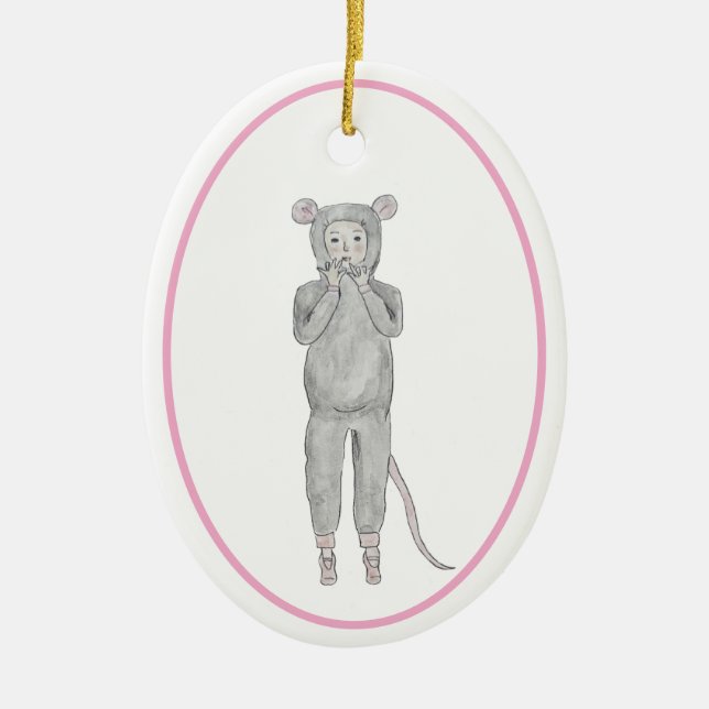 Mouse Nutcracker Ornament (Front)