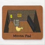 Mouse Pad<br><div class="desc">Give your mouse a place to live with this funny mouse pad. complete with flat screen TV and comfortable chair. home is where the cheese is.</div>
