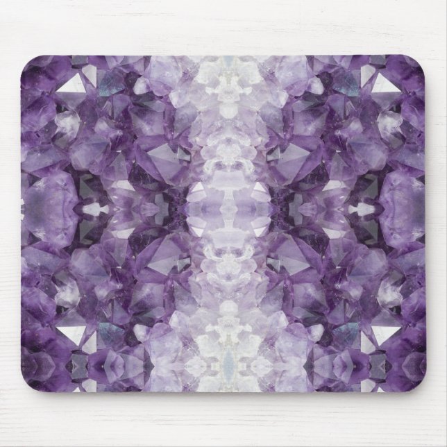 Mouse Pad Amethyst Crystals (Front)