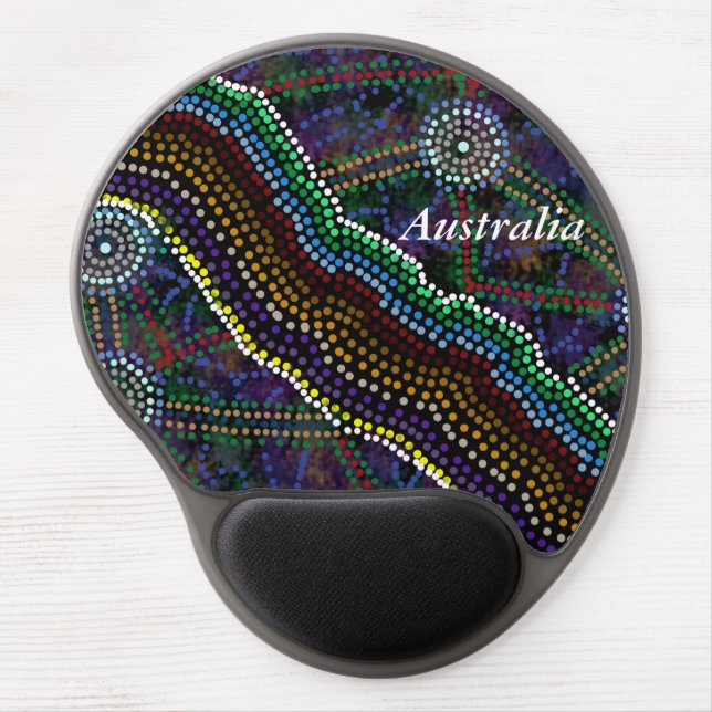 Mouse Pad - Australian Aboriginal Design (Front)