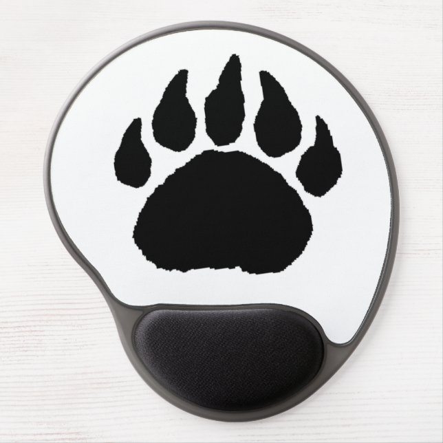 Mouse pad - Bear Paw Print (Front)