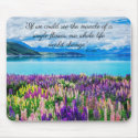 Mouse Pad - Beautiful Scenery with Quote