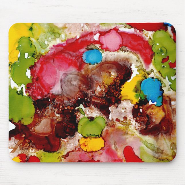 Mouse Pad Brown Heart (Front)