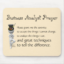 Mouse Pad Business Analyst Prayer