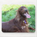 Mouse Pad Featuring An Irish Setter at Zazzle