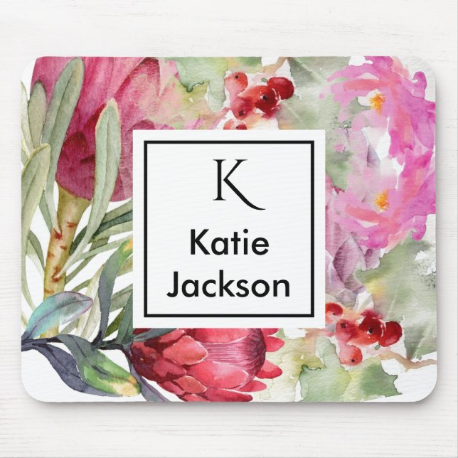 Mouse Pad - Floral Design (Front)