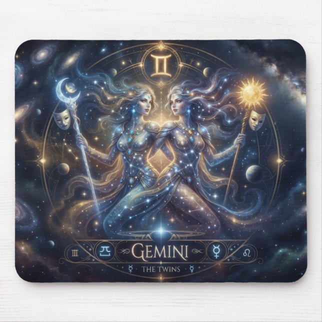 Mouse Pad, Gemini Pad (Front)