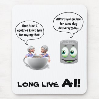 Mouse pad Long Live AI