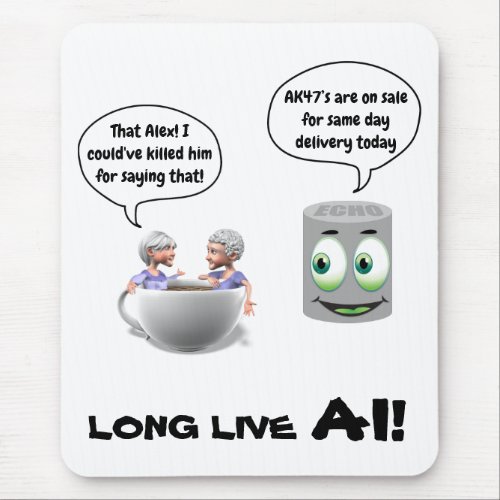Mouse pad Long Live AI