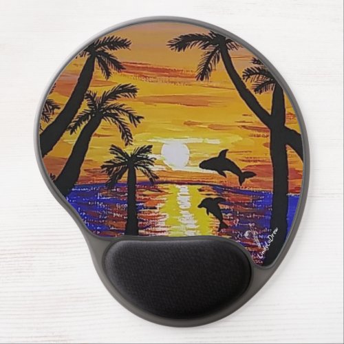 mouse pad Ocean scenery with whale