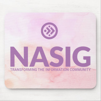 Mouse pad purple logo
