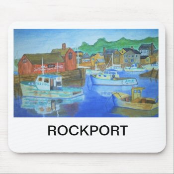 Mouse Pad - Rockport by ELGRECOART at Zazzle