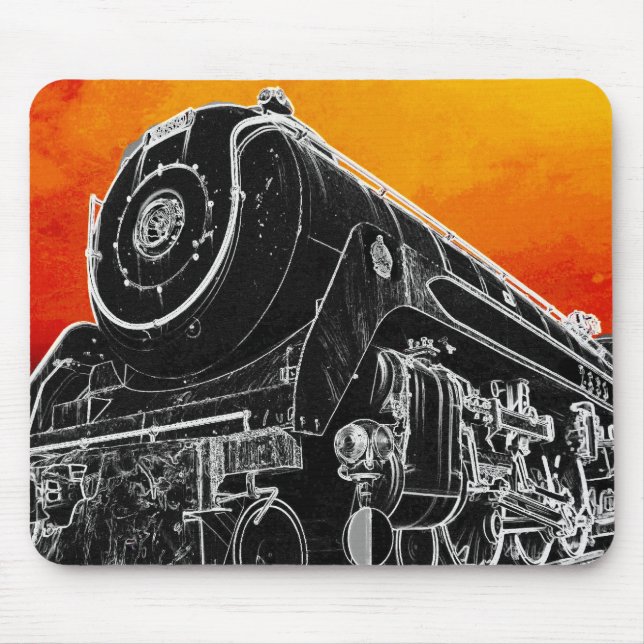 MOUSE PAD - Sunset Train (Front)