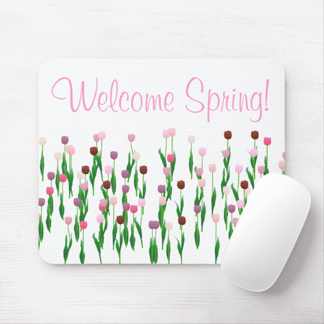 Mouse Pad - Terrific Tulips (With Mouse)