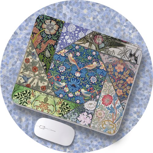 MOUSE PAD _ William Morris Image Collage