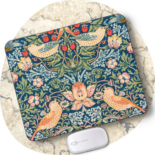 MOUSE PAD - William Morris - "Strawberry Thief" (Creator Uploaded)