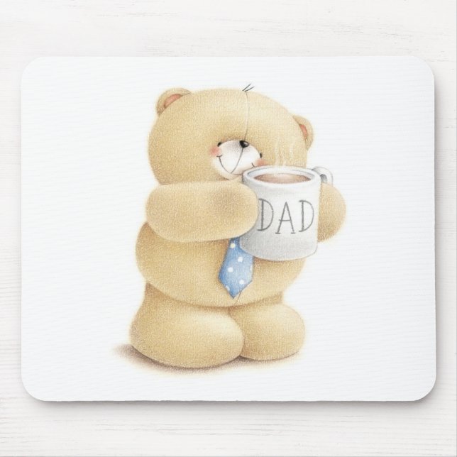 Mouse Pad with a Teddy Bear. (Front)