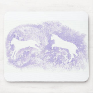 Mouse Pad with Abstract Horse Design