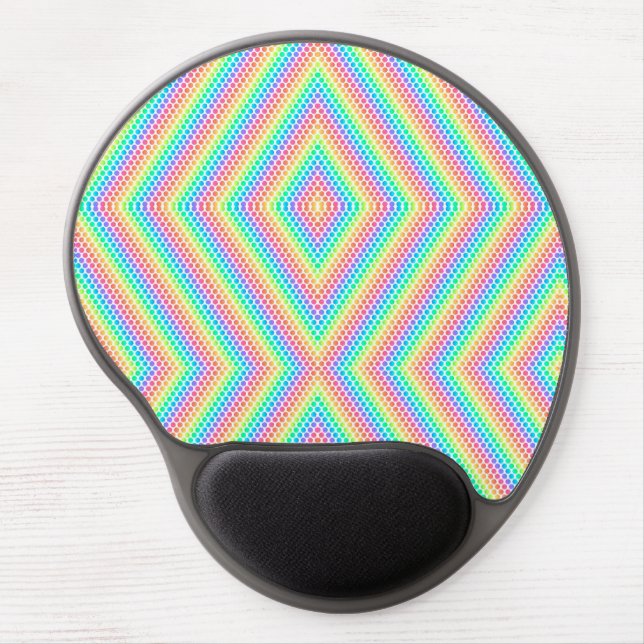 Mouse pad with ergonomic wrist support  (Front)