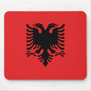 Mouse pad with Flag of Albania