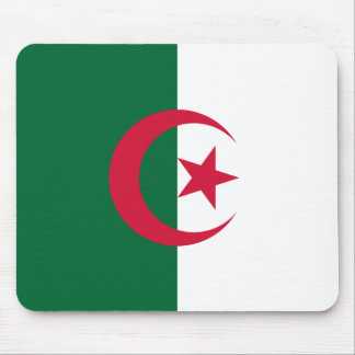 Mouse pad with Flag of Algeria