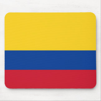 Mouse pad with Flag of Colombia