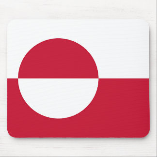 Mouse pad with Flag of Greenland