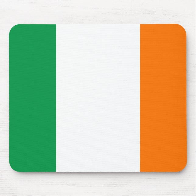 Mouse pad with Flag of Ireland (Front)