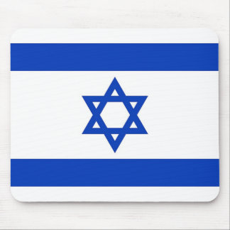 Mouse pad with Flag of Israel