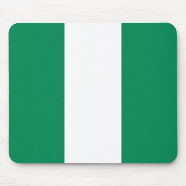 Mouse pad with Flag of Nigeria (Front)