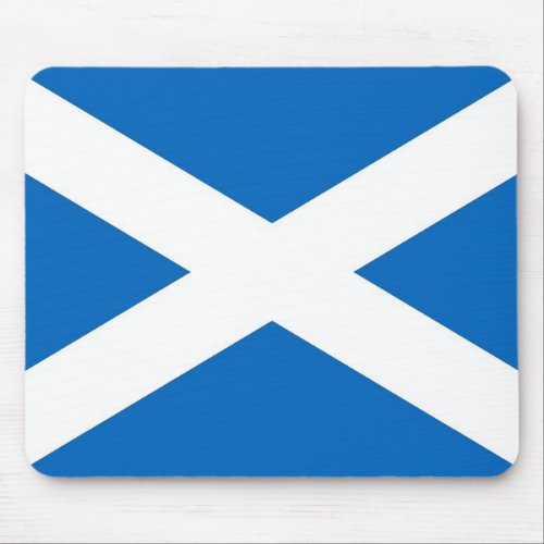 Mouse pad with Flag of Scotland