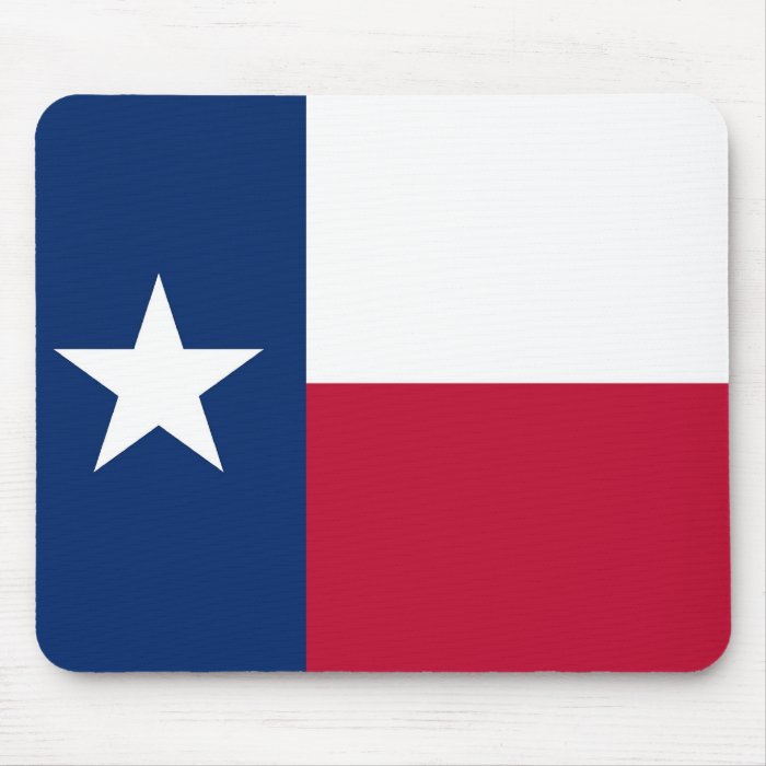 Mouse pad with Flag of Texas State   USA