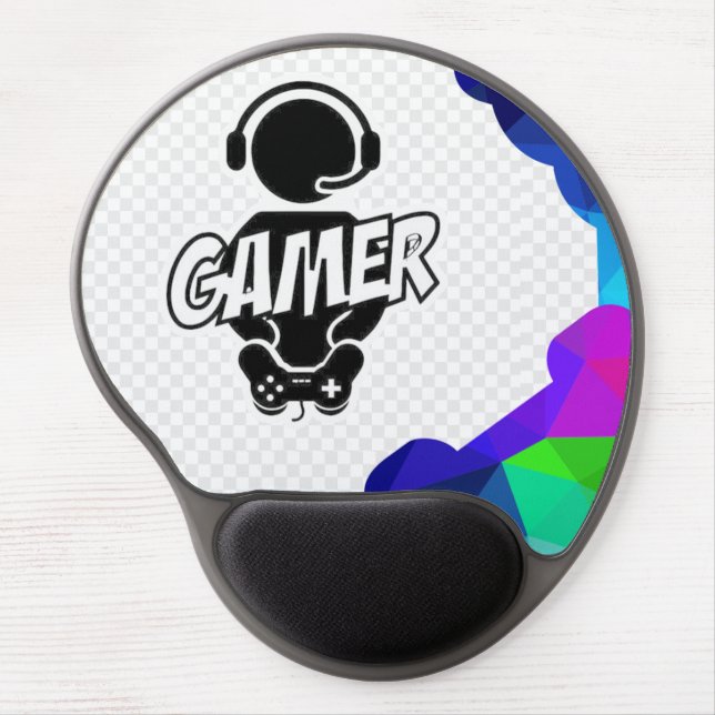 Mouse Pad with Gel wrist support (Front)